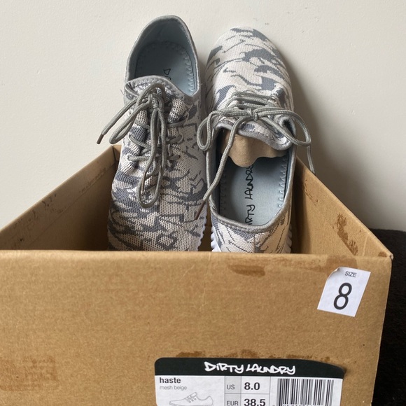 Dirty Laundry Haste Mesh Beige Shoe - Size 8 - NIB - Picture 2 of 7
